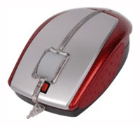 A4 Tech X5-22D Red Lazer Optical Mouse, 1000dpi, 4 +3 . ,  , PS/2+USB.