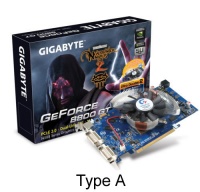 GigaByte PCI-E GV-NX88T256H NVidia GeForce 8800GT 256Mb DDR 256bit TV-out Dual DVI ZALMAN RTL