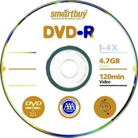 SmartBuy 4.7Gb DVD-R 8x cake box 25 