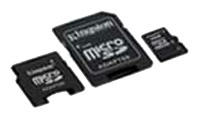 Kingston Micro SecureDigital Card 4096Mb retail + 2 Adapter
