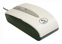 A4 Tech MOP-59D White Optical Mouse, 2Click, PS/2+USB