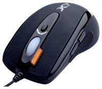 A4 Tech X-710F Black Optical Mouse, 1000dpi, 6 +1 -, PS/2+USB.