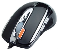 A4 Tech X-718F Black Optical Mouse, 2000dpi, 6 +1 -, PS/2+USB.