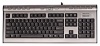 A4 Tech KL-7MU UltraSlim  Keyboard, Dark-Grey,  USB2.0, PS/2
