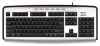 A4 Tech KL-23 UltraSlim Keyboard, Silver-Black, PS/2