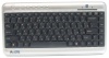 A4 Tech KL-5UP Mini X-Slim Keyboard, Silver-Black, USB+PS/2