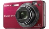 Sony CyberShot DSC-W150 Red  8.1Mpx,3264x2448,640х480 video,5х опт.зум,15Mb,MSPD-Card,142гр