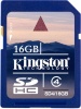 Kingston SecureDigital Card 16Gb  SDHC class 4 retail