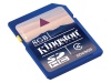Kingston Micro SecureDigital Card 8192Mb HC Class 4 +2 Adapter retail