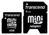 Transcend Mini Secure Digital Card 4098Mb HC Class4