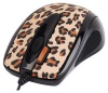 A4 Tech GOL-73BF Lux Leopard Optical Mouse, 2Click, 800dpi, USB.