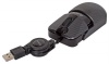 A4 Tech X6-66E Black Optical Laser Mouse, 1000dpi, 3 кнопки+1 колесо-кнопка, USB.