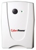 CyberPower V 800E White линейно-интерактивный,800VA/480W,165Vac-270Vac,вр.раб.в авт.реж.35 мин,батарея 8,5AH