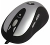 A4 Tech X6-80D Silver-Black Optical Laser Mouse, 1000dpi, 7 кнопок+1 колесо, USB+PS/2.