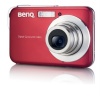 Benq DC-X835 Red 8.0Mpx,3264х2448,640х480 video,3х опт./4х цифровой зум,16Mb,SD-Card,120гр.