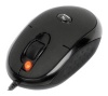 A4 Tech X6-20MD Black Optical Laser Mouse, USB+PS/2