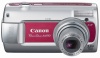Canon PowerShot A470 Red 7.1Mpx,3072x2304,640х480 video,3х опт./4х цифр.зум,32Mb, SD-Card,аккум.бат.165гр.