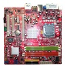 Microstar G33M-FI Socket 775, Intel G33, 4*DDR2 800 Dual, PCI-Ex16, GLAN, Audio, 4*SATA2, 1394, mATX(7357-010)