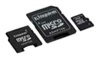 Kingston Micro SecureDigital Card 4096Mb HC Class 4 + 2 Adapter Retail