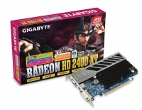 GigaByte PCI-E GV-RX24T256H Radeon 2400 XT 256Mb DDR3 64bit  TV-out DVI Retail