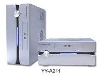 Yeong Yang YY-A211S Desktop 300W Delta 300AB-9B 6cm Fun USB-Audio Silver