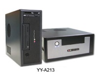Yeong Yang YY-A213BK/S Desktop 300W Delta 300AB-9B 6cm Fun USB-Audio Black+Silver